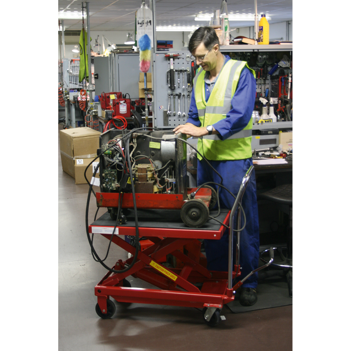 Hydraulic Scissor Lift Platform Table 500kg Capacity | HPT500