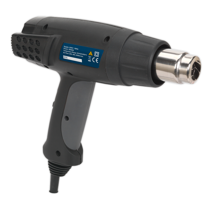 Premier 1800W 3-Speed Heat Gun 50/420/650ºC | HS100