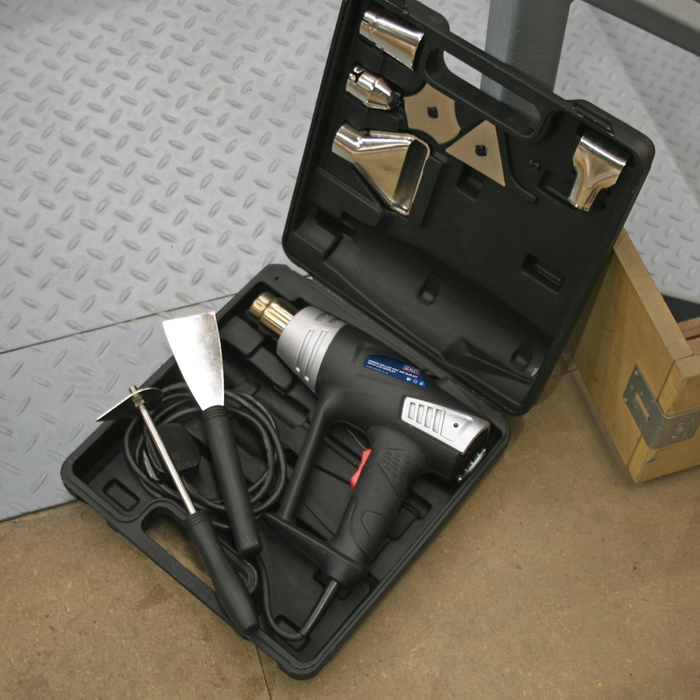 2000W Deluxe Heat Gun Kit with LCD Display 80-600°C | HS104K