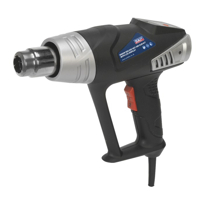 2000W Deluxe Heat Gun Kit with LCD Display 80-600°C | HS104K
