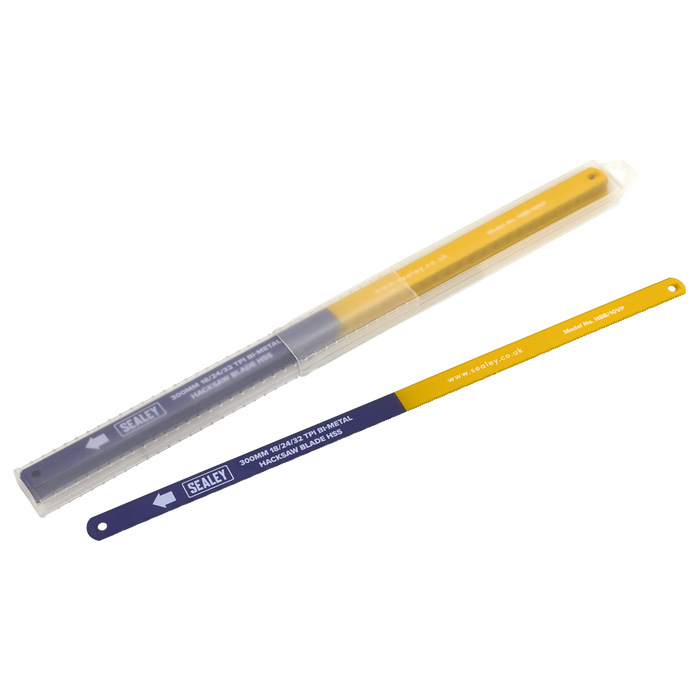 Bi-Metal Hacksaw Blade 18/24/32tpi Vari-Pitch 300mm - Pack of 10 | HSB/10VP