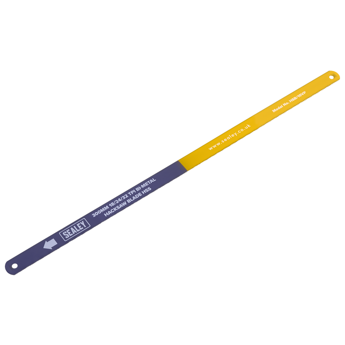 Bi-Metal Hacksaw Blade 18/24/32tpi Vari-Pitch 300mm - Pack of 10 | HSB/10VP
