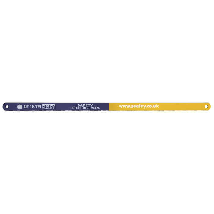 HSS Bi-Metal Hacksaw Blade 18tpi 300mm - Pack of 5 | HSB0518