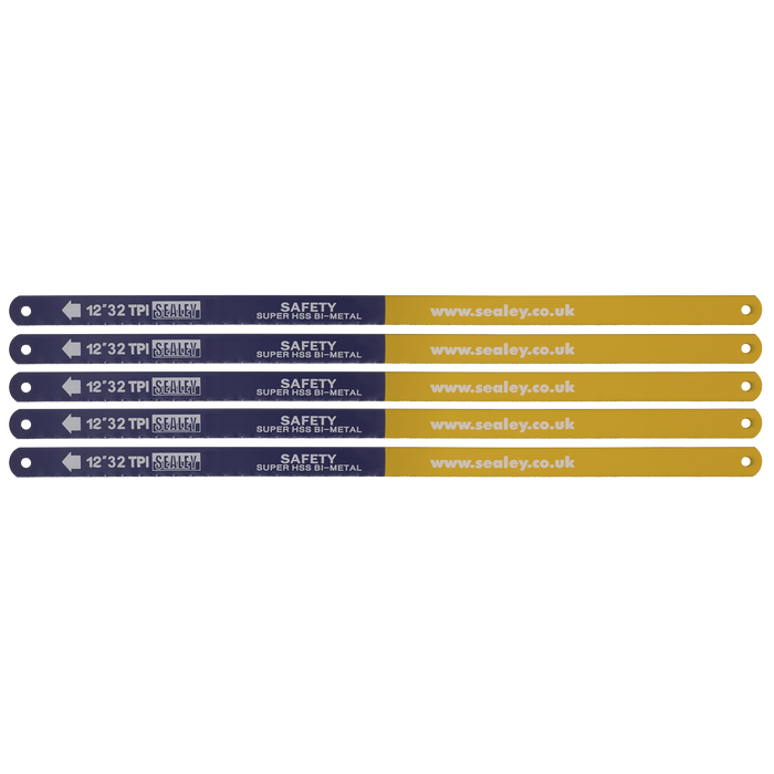 HSS Bi-Metal Hacksaw Blade 32tpi 300mm - Pack of 5 | HSB0532