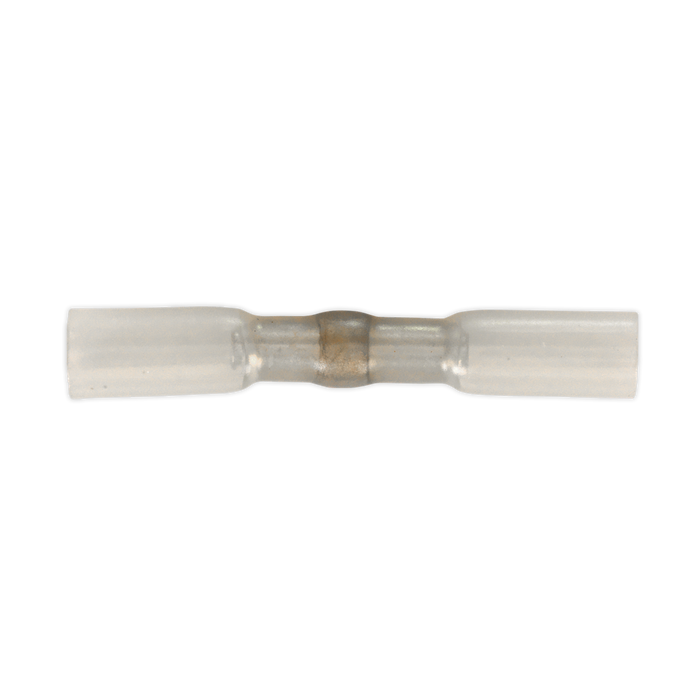 Heat Shrink Butt Connector with Crimp & Solder, Clear - Pack of 25 | HSSB25C