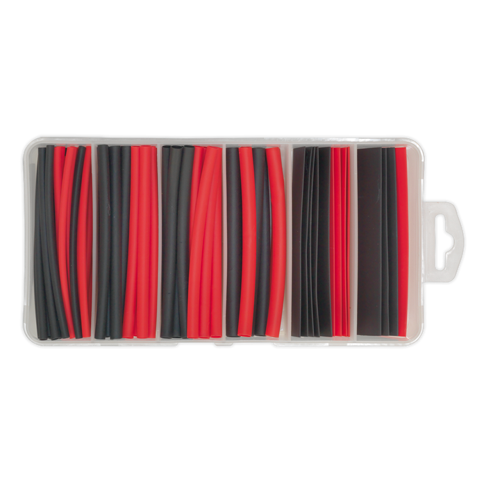 Heat Shrink Tubing Assortment 100mm 95pc - Black & Red | HST100BR