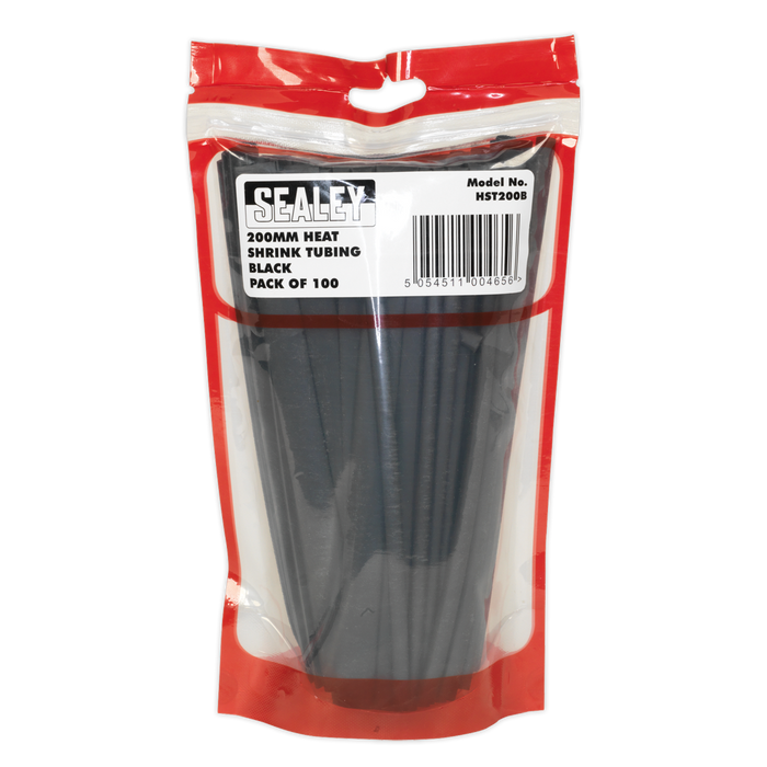 Heat Shrink Tubing 200mm 100pc - Black | HST200B