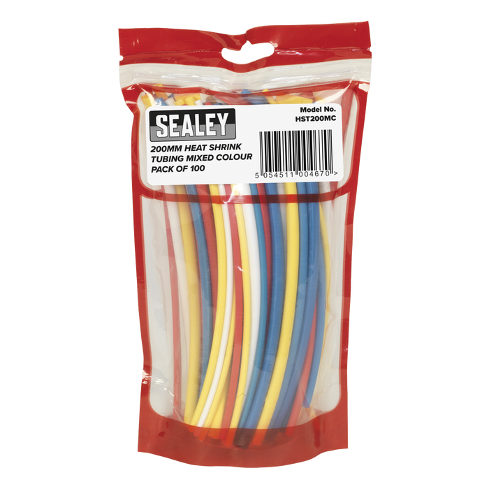 Heat Shrink Tubing 200mm 100pc - Mixed Colours | HST200MC