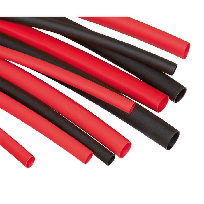 Heat Shrink Tubing Assortment 50 & 100mm 180pc - Black & Red | HST501BR