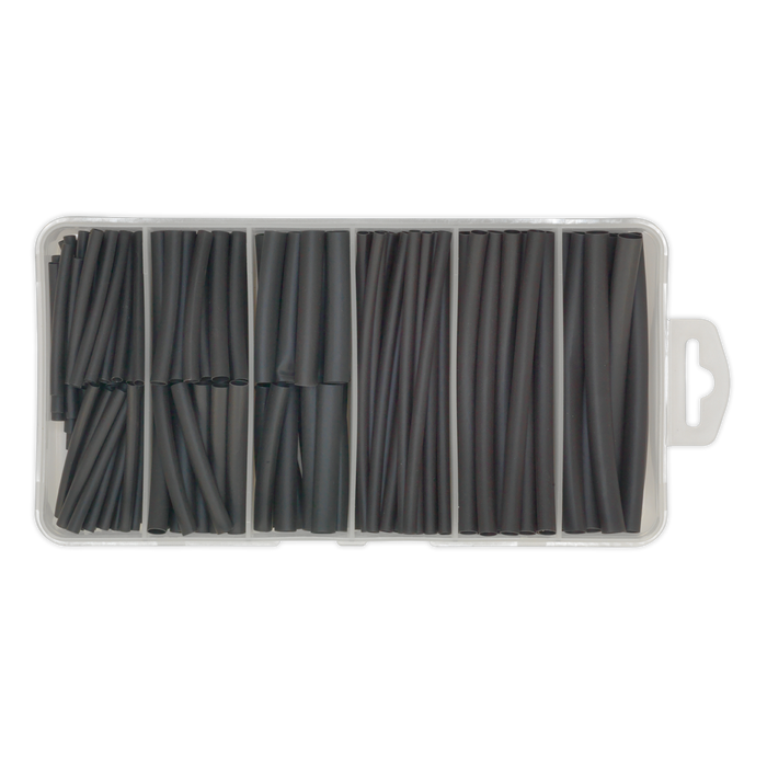 Heat Shrink Tubing Assortment 50 & 100mm 180pc - Black | HST501B