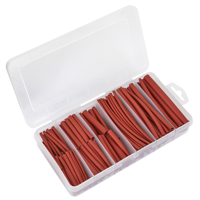 Heat Shrink Tubing Assortment 50 & 100mm 180pc - Red | HST501R