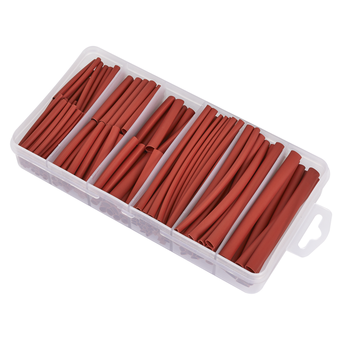 Heat Shrink Tubing Assortment 50 & 100mm 180pc - Red | HST501R