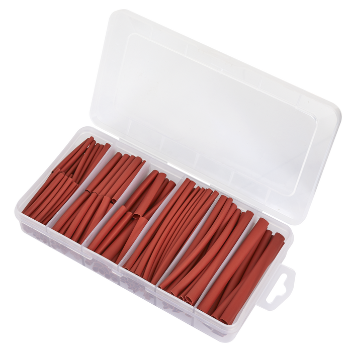 Heat Shrink Tubing Assortment 50 & 100mm 180pc - Red | HST501R