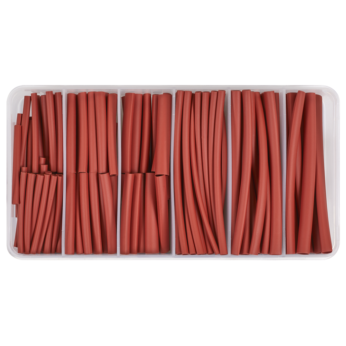 Heat Shrink Tubing Assortment 50 & 100mm 180pc - Red | HST501R