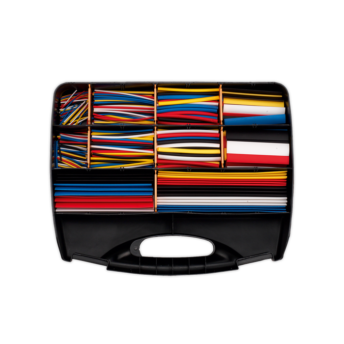 Heat Shrink Tubing Assortment 50, 100, 150 & 200mm 590pc - Mixed Colours | HST590MC