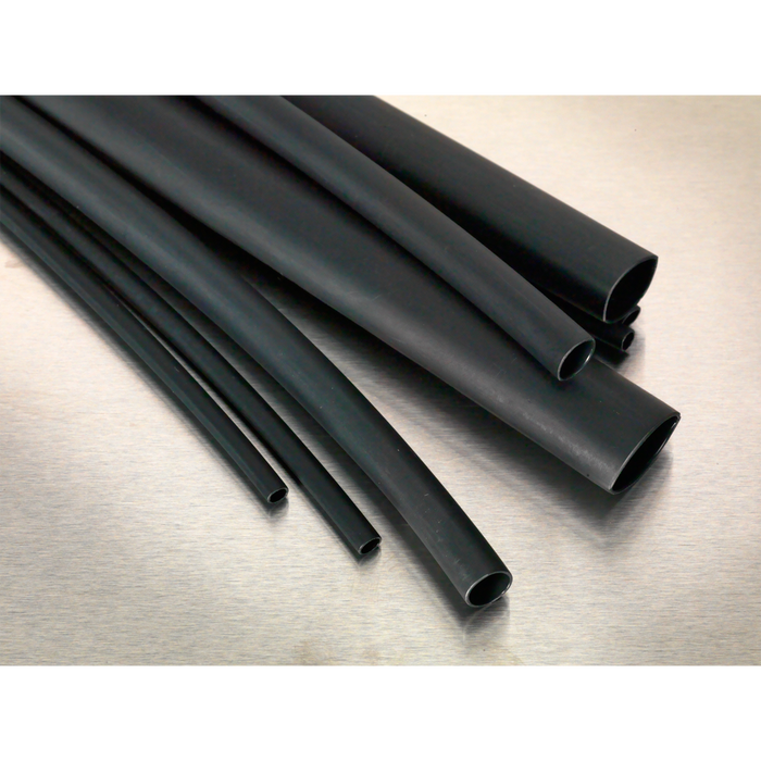 Adhesive Lined Heat Shrink Tubing Assortment 200mm 72pc - Black | HSTAL72B