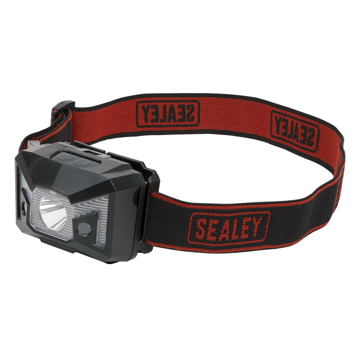 Head Torch with Auto-Sensor 3W SMD & 2 Red LED | HT03LED
