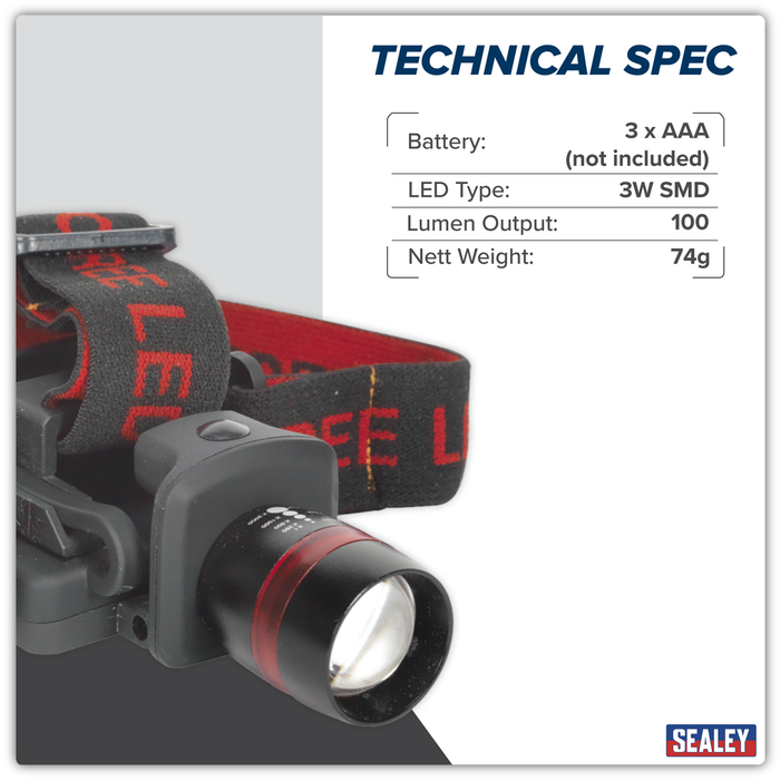Head & Hat Torch 3W SMD LED | HT103LED