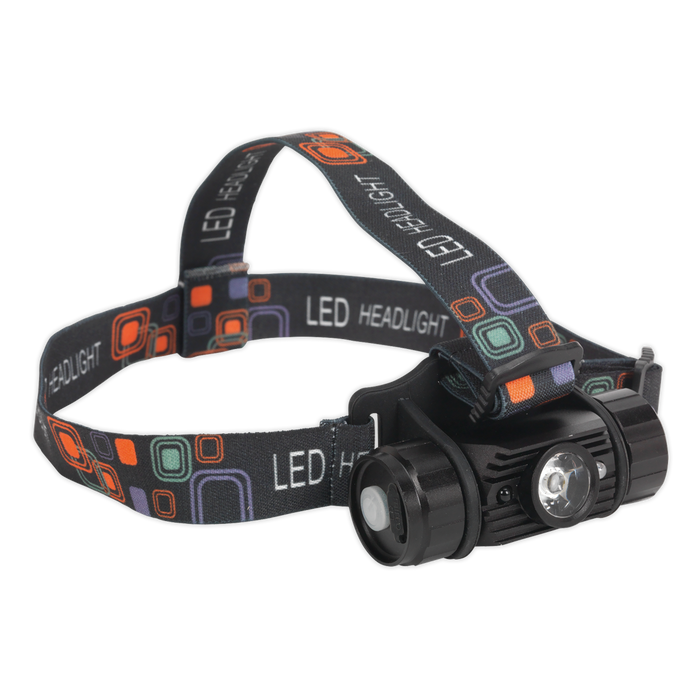 Rechargeable Head Torch with Auto-Sensor 5W SMD LED | HT108LED