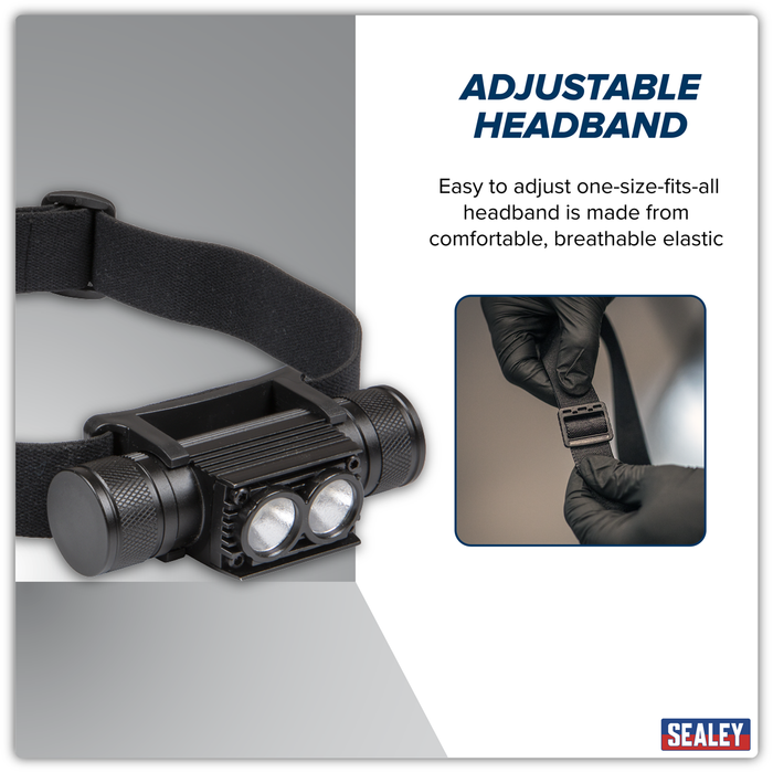 Rechargeable Head Torch 10W SMD LED | HT110R