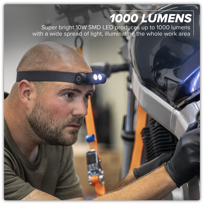 Rechargeable Head Torch 10W SMD LED | HT110R