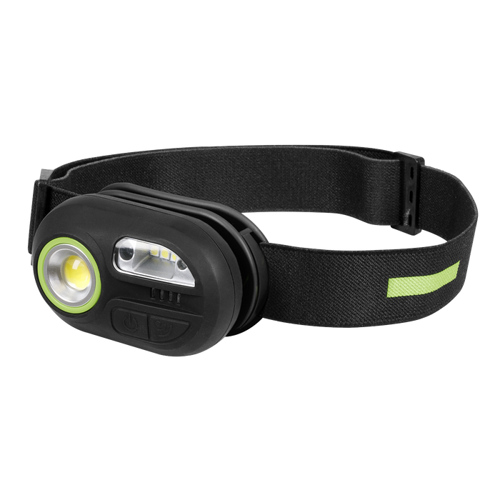 Rechargeable Headlight with Auto-Sensor 3W COB & 1W SMD LED | HT300R
