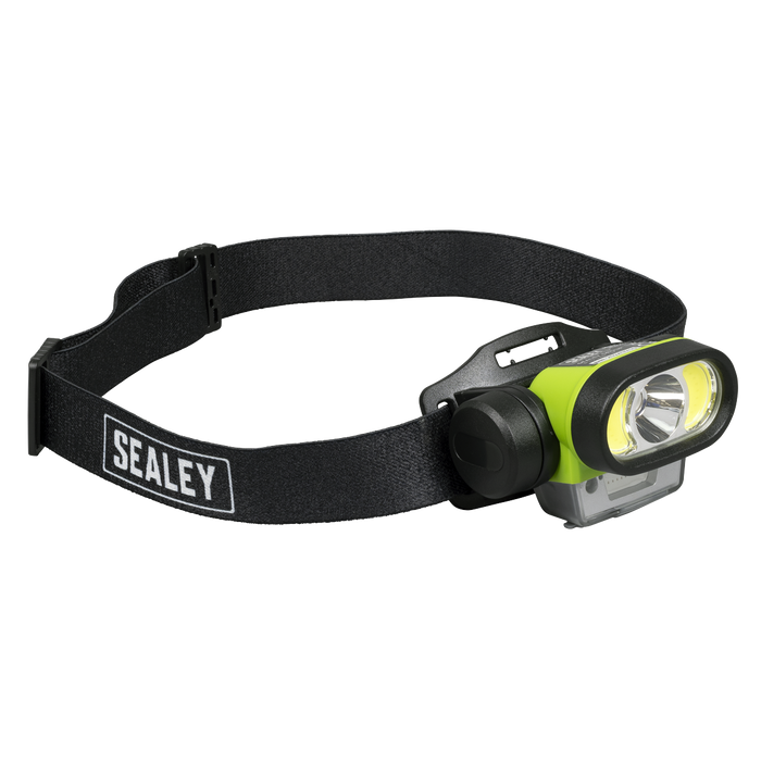 Rechargeable Head Torch with Auto-Sensor 5W & 3W COB LED | HT400LED
