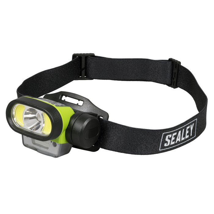 Rechargeable Head Torch with Auto-Sensor 5W & 3W COB LED | HT400LED