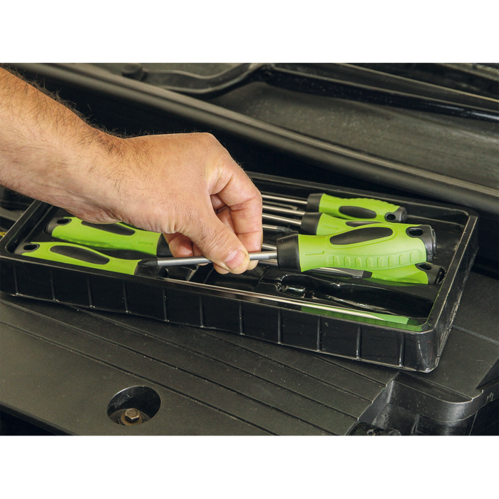 Premier Screwdriver Set 8pc - Hi-Vis Green | HV001