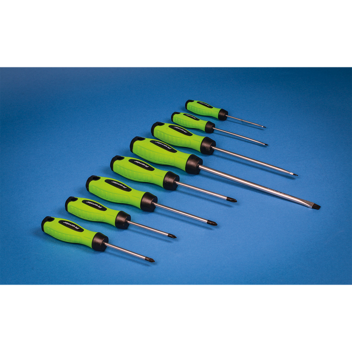 Premier Screwdriver Set 8pc - Hi-Vis Green | HV001