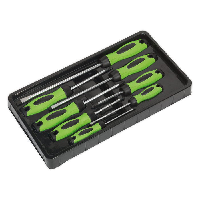 Premier Screwdriver Set 8pc - Hi-Vis Green | HV001