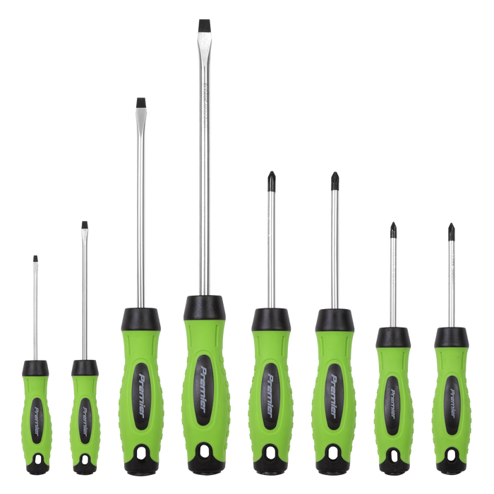 Premier Screwdriver Set 8pc - Hi-Vis Green | HV001