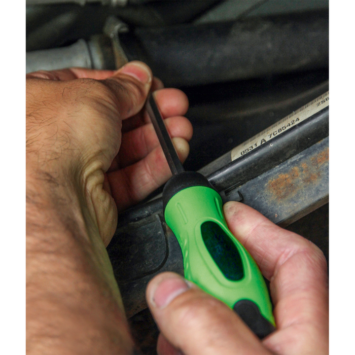 Premier Hammer-Thru Screwdriver Set 8pc - Hi-Vis Green | HV002