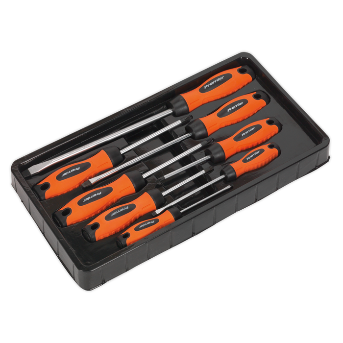 Premier Screwdriver Set 8pc - Hi-Vis Orange | HV003