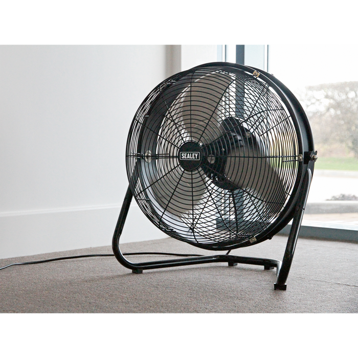 18" Industrial High Velocity Floor Fan with Internal Oscillation 230V | HVF18IS