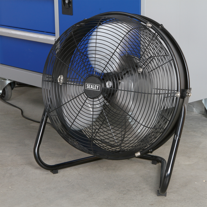 18" Industrial High Velocity Floor Fan with Internal Oscillation 230V | HVF18IS