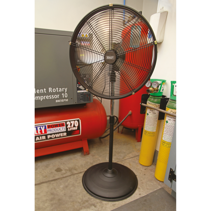 20" Industrial High Velocity Oscillating Pedestal Fan 230V | HVF20PO