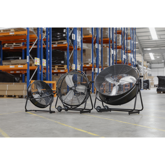 30" Industrial High Velocity Orbital Drum Fan 230V | HVF30S