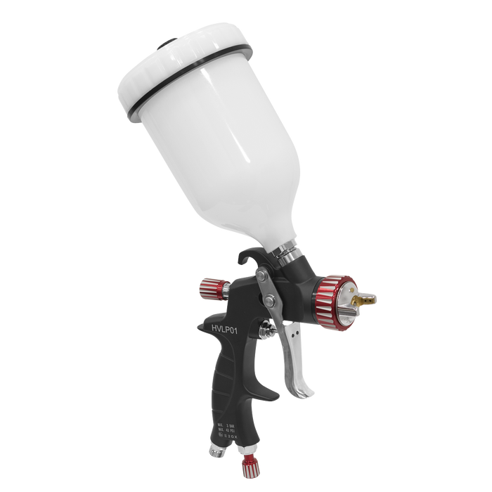 Premier Professional HVLP Gravity Feed Spray Gun 1.3mm Set-Up | HVLP01
