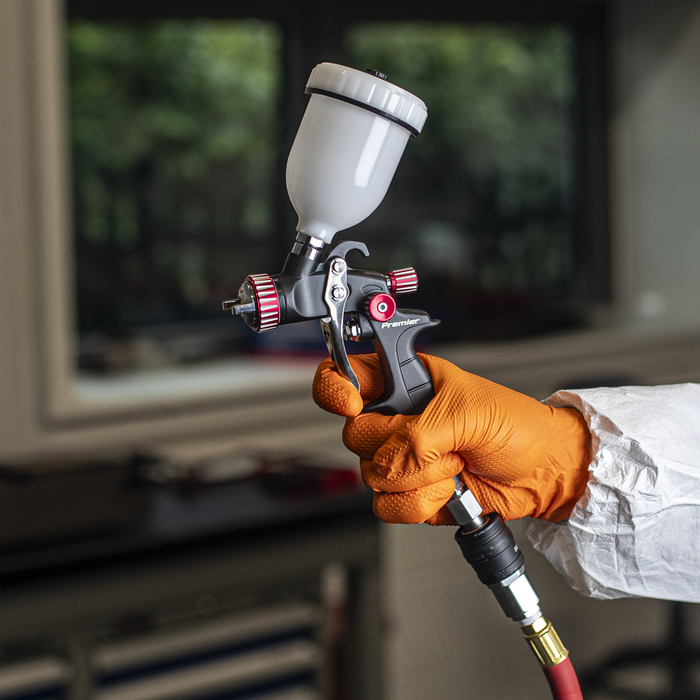 Premier Professional HVLP Gravity Feed Touch-Up Spray Gun 1mm Set-Up | HVLP04