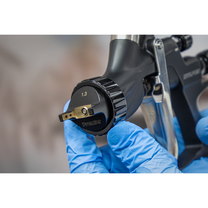 Premier Professional HVLP Gravity Feed Spray Gun 1.3mm Set-Up | HVLP05