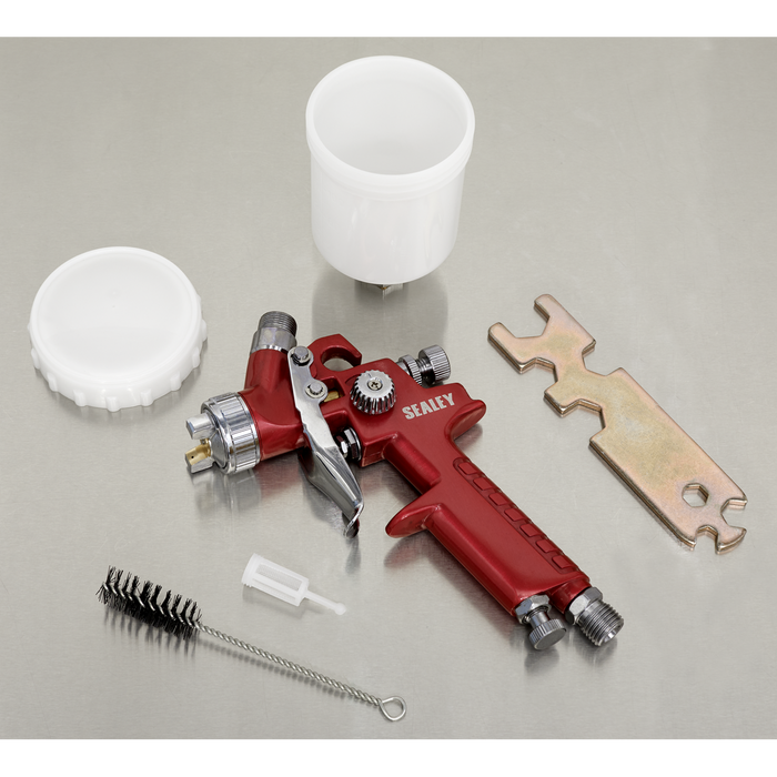 Workshop Series HVLP Gravity Feed Touch-Up Spray Gun 0.8mm Set-Up | HVLP731