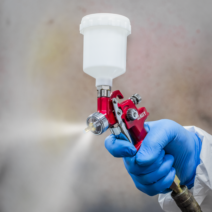 Workshop Series HVLP Gravity Feed Touch-Up Spray Gun 0.8mm Set-Up | HVLP731