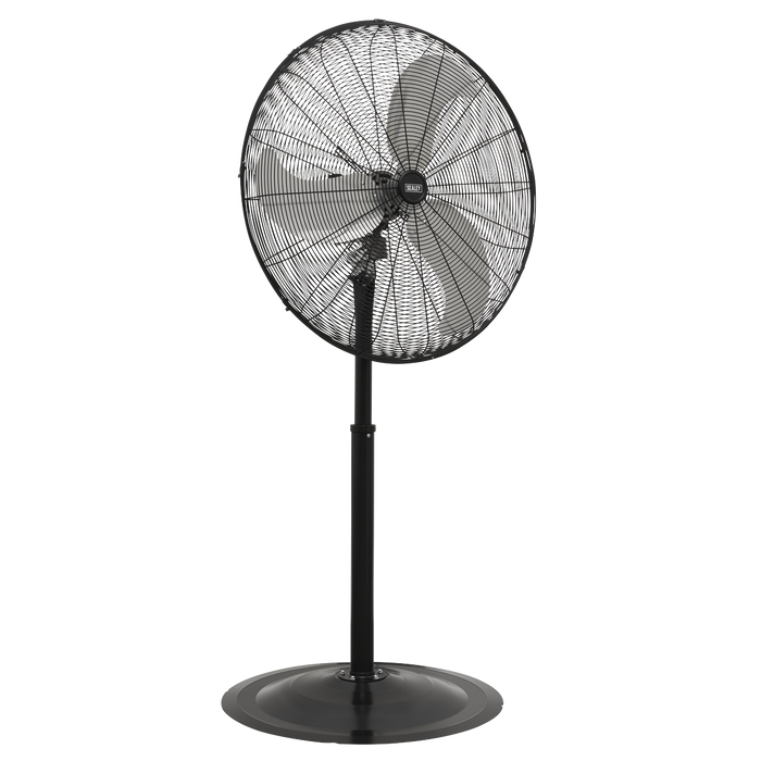 30" Industrial High Velocity Oscillating Pedestal Fan 230V | HVSF30