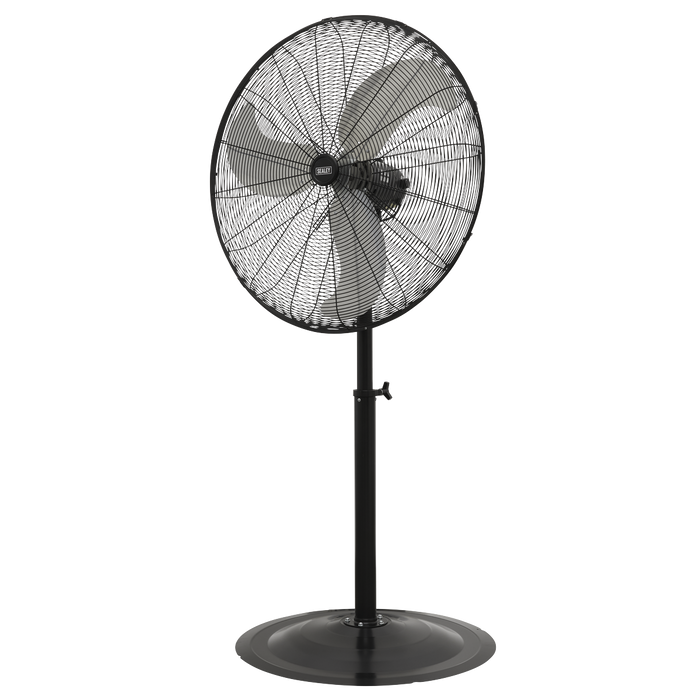 30" Industrial High Velocity Oscillating Pedestal Fan 230V | HVSF30
