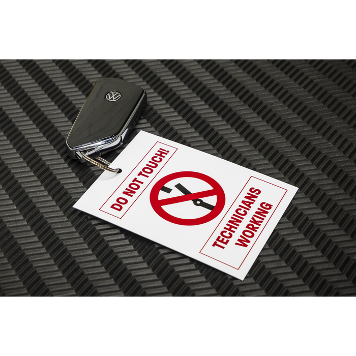 Hybrid/Electric Vehicle Keyring Warning Tag | HYBRIDTAG