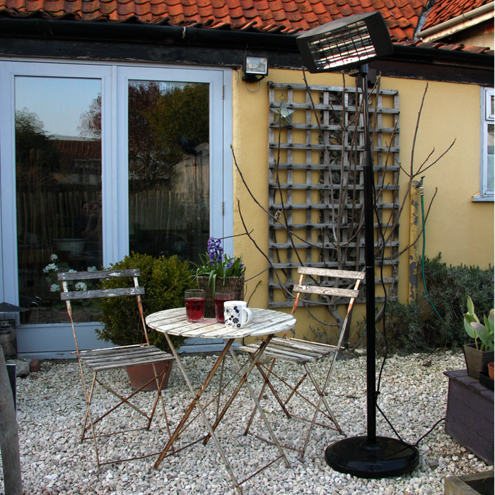 Infrared Quartz Patio Heater with Telescopic Floor Stand 2000W/230V | IFSH2003