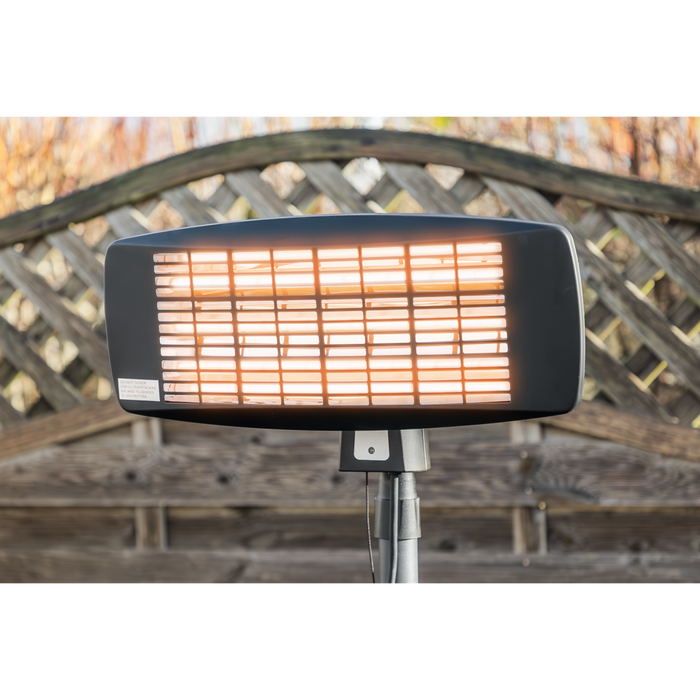 Infrared Quartz Patio Heater with Telescopic Floor Stand 2000W/230V | IFSH2003