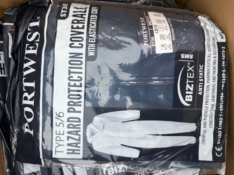 Portwest ST30 Pallet Quantity Bulk Clearance, Mixed Sizes & Colours (White + Navy)