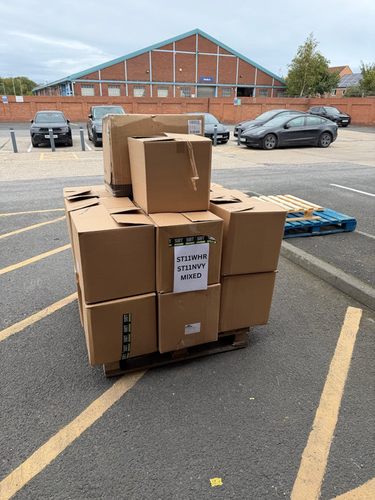 Portwest ST11 Pallet Quantity Bulk Clearance, Mixed Sizes & Colours (White + Navy)